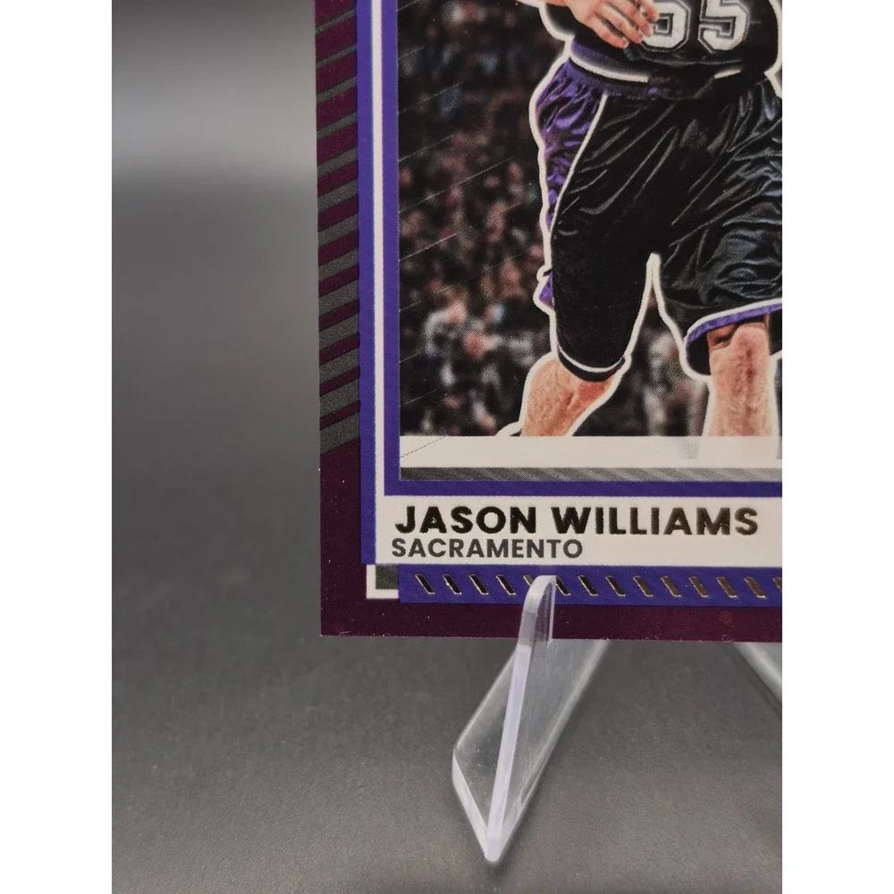 2025-26 Panini Donruss Jason Williams #176 Purple Cosmos /275 Sacramento Kings